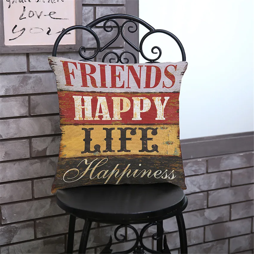 Декоративный Чехол наволочка в винтажном стиле 45 х45 см|cushion cover|throw pillow coversdecorative