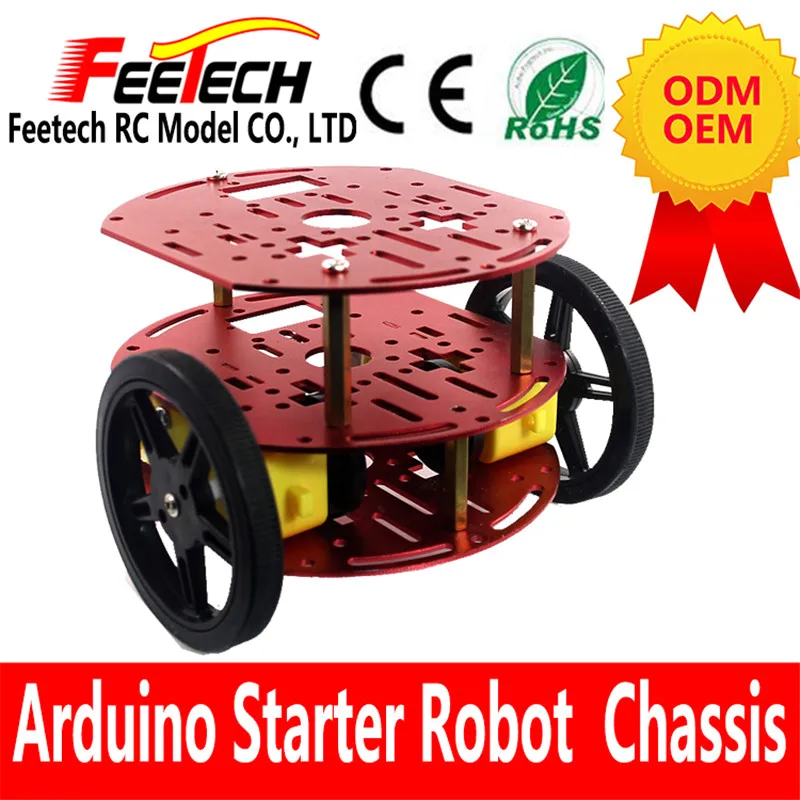 FEETECH rduinos 2wd автомобильный робот стартовый набор шасси FT-DC-003 arduinos для science eduction |