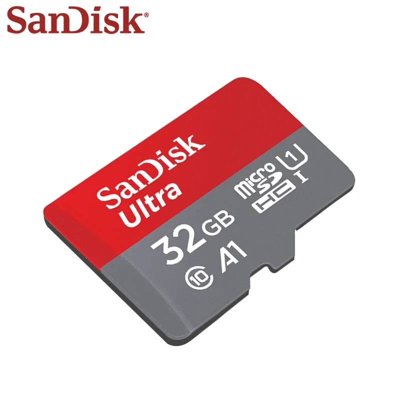 Двойной Флеш накопитель SanDisk Micro SD карта 32 ГБ Class10 TF Card 64 Гб 128 98 МБ/с. оригинальный