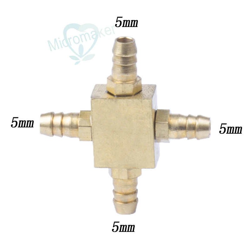 

1 pcsfour-way Dental Valve Cooper Adaptor Connection Cross Valve High Quality Dental Unit Accessories