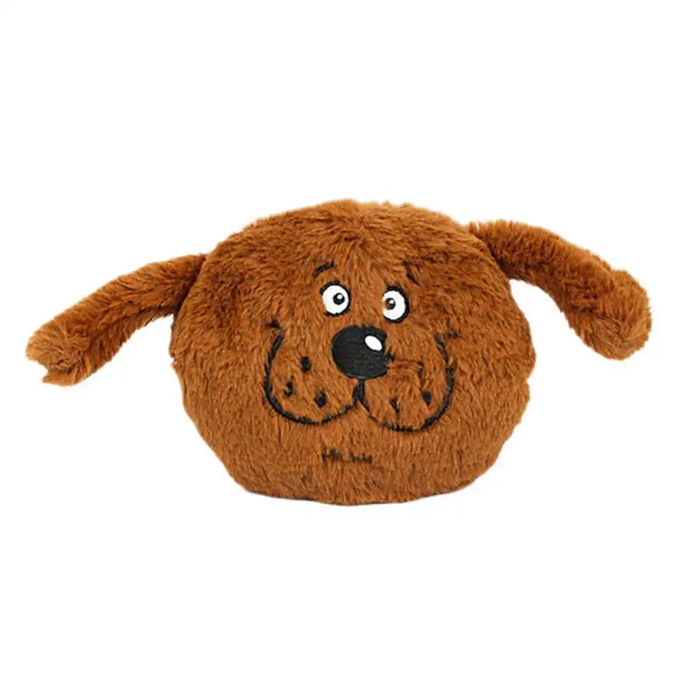 1 Dog Toys Squeaking Cat Dog Toys Plush Jumping Automatic Giggle Ball Interactive Shake Squeak Toy Eco-friendly Non-toxic Material - Цвет: 1