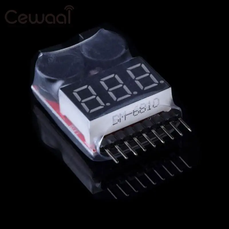 1S 8S RC Lipo измеритель батареи проверка низкого напряжения зуммер Индикатор