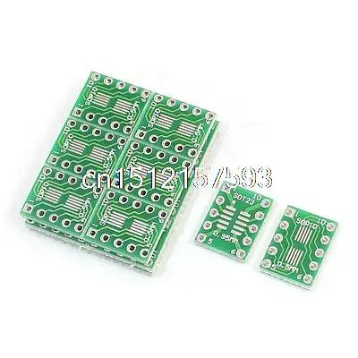 

20 шт. двухсторонний SMD SMT SOT23 MSOP10 к DIP10 адаптер PCB плата преобразователь