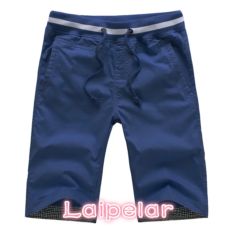 

New Men's Summer Casual Shorts Men Straight Shorts Male Fashion Cotton beach Short Pants Candy Colors 5XL