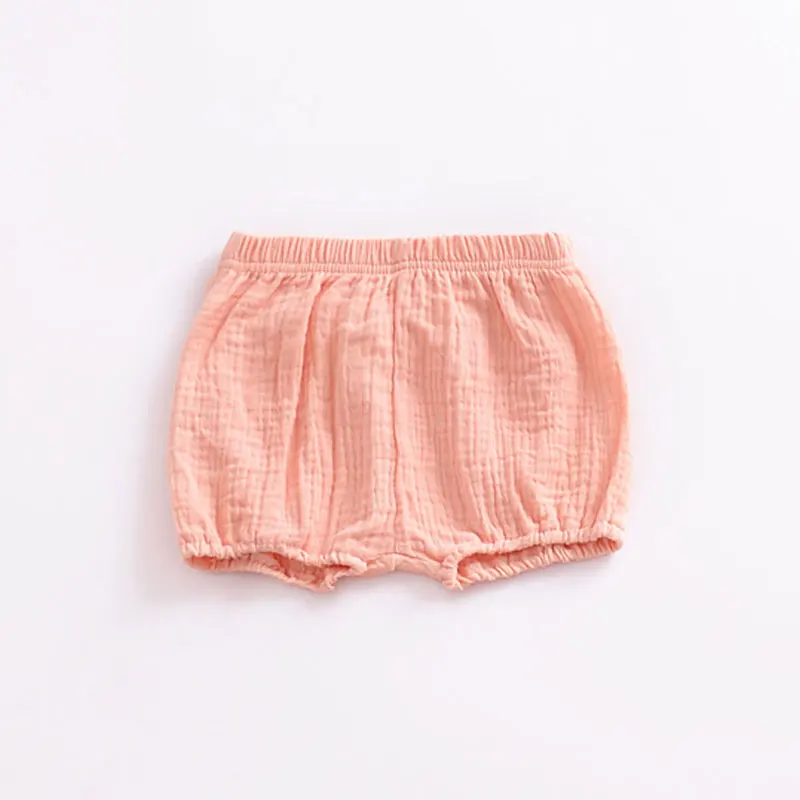 Kid Toddler Child Harem Pants Baby Boy Girl Trousers Linen Pleated Kid Boy Girl Trousers Baby Children Summer Trousers - Цвет: H870pink