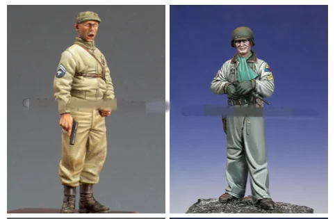 

1/35 модельная фигурка из смолы Kits WW2 US TankCrew несобранный Неокрашенный