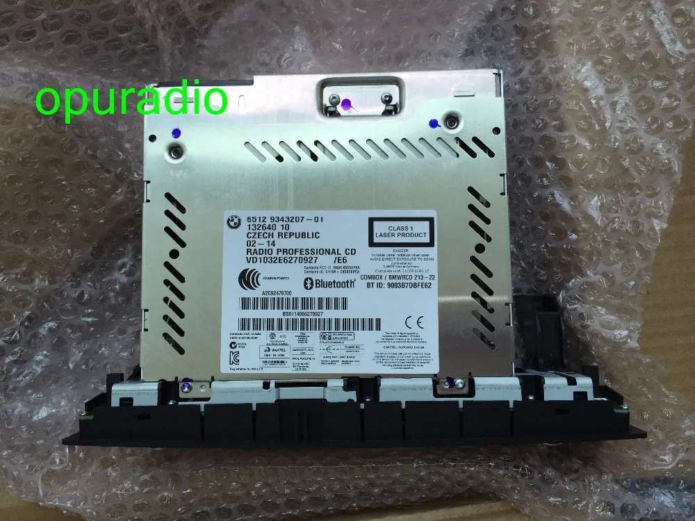 Абсолютно новый профессиональный cd плеер BMWRCD213 для BMW 6512 9343207 01 E6 E91 Combox 22 с