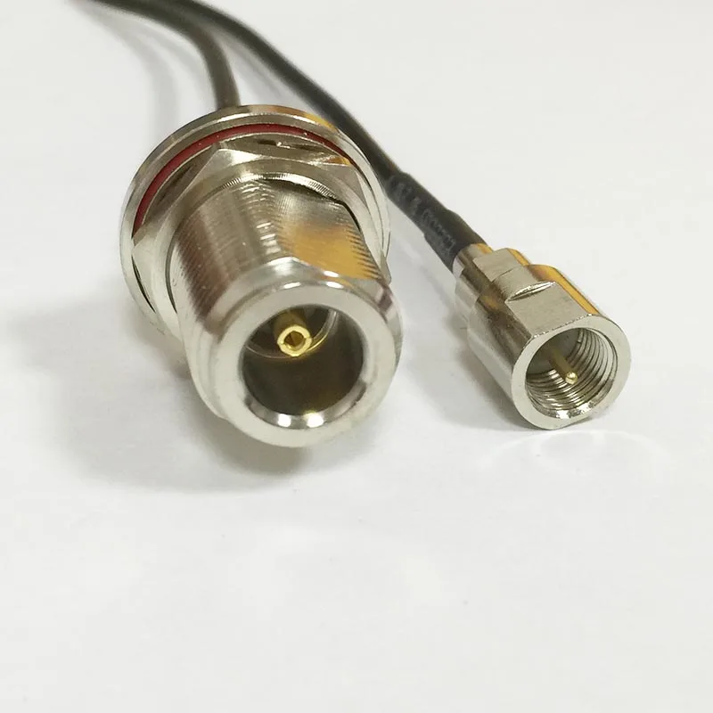 НОВЫЙ N женский переборочный переключатель FME штекер RG174 Соединительный кабель 20