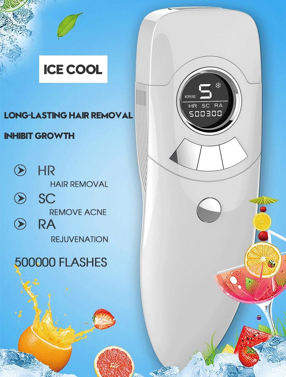 Lescolton IPL эпилятор для перманентного удаления волос ледяной холодный 500000 импульсов Перманентный бикини электрический эпилятор лазер