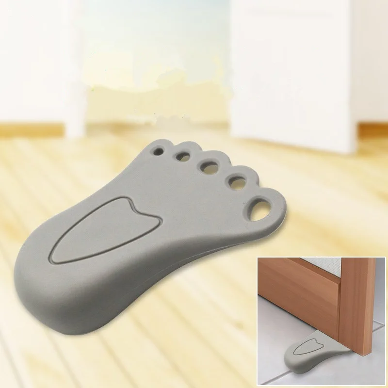 Силиконовый Ограничитель для двери резиновая заглушка зажим домашний декор