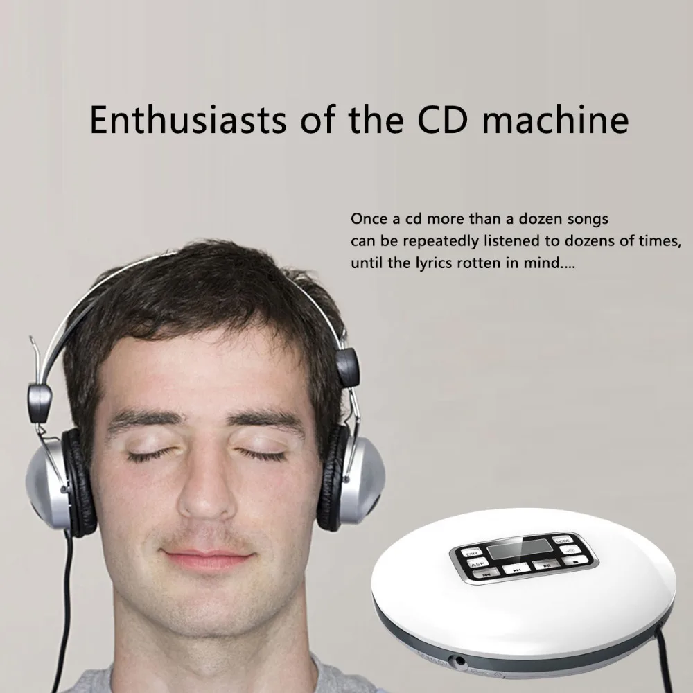 HOTT Bluetooth 4,1 портативный CD-плеер с светодиодный разъемом для дисплея, защита от ударов, персональный 8 музыкальный диск 611T