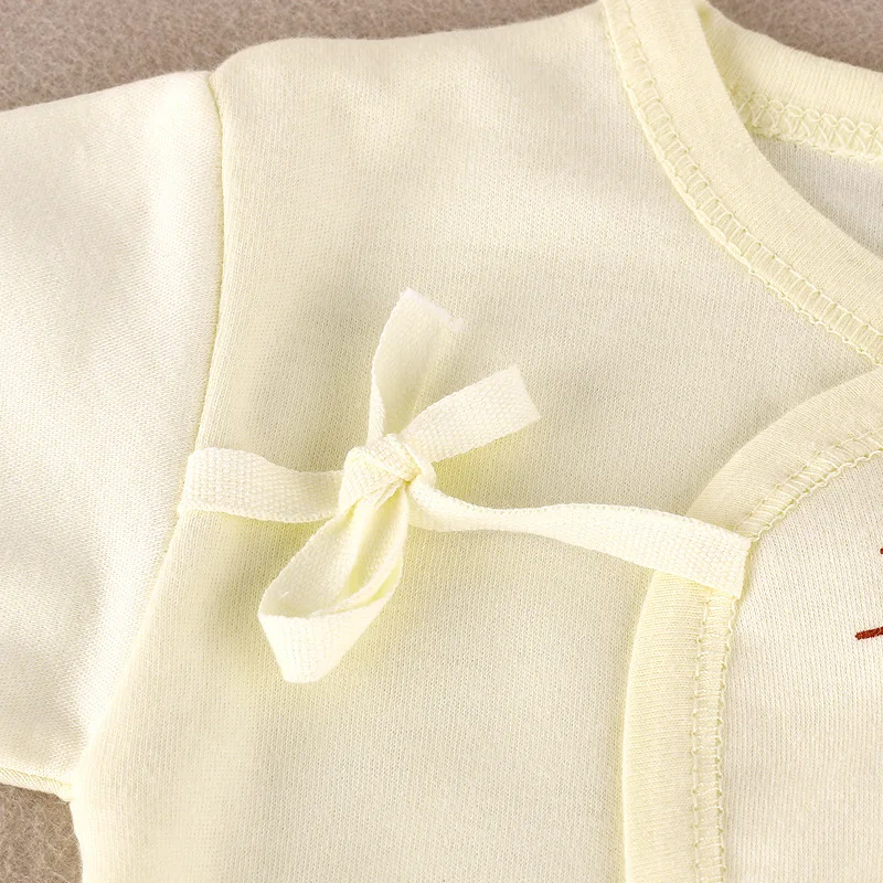 5 шт./компл. 0-3 мес. комплект одежды для новорожденных мальчиков и девочек 100%