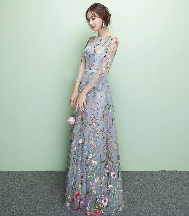 Bride Party Dress Oriental Womens Cheongsam Noble Chinese Style Elegant Long Qipao Luxury Wedding Robes Clothes Vestido XS-XXXL | Женская