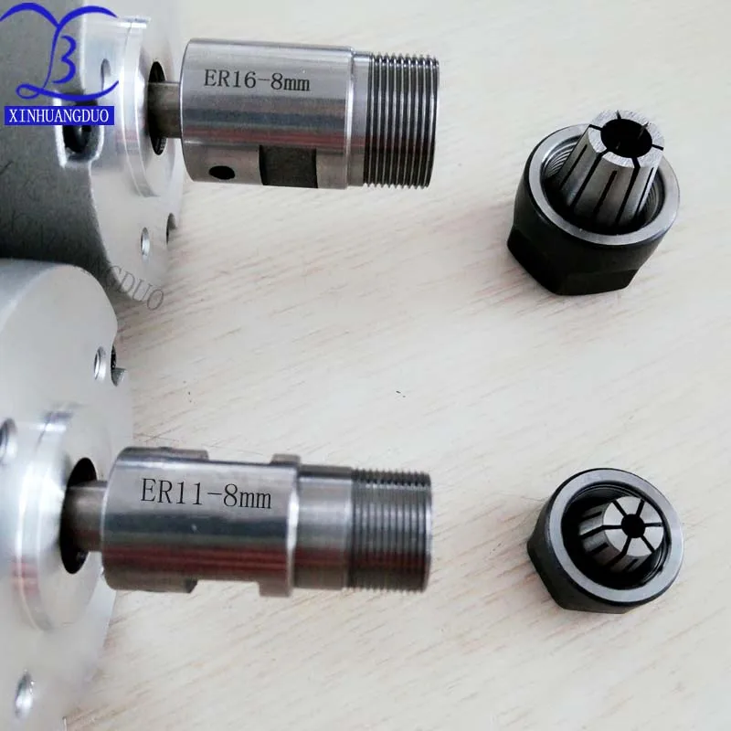 

500W Brushless Motor ER11/ER16 Chuck DC 48V CNC Engraving Milling Air Cooled Spindle Motor Carving With Fan + Holder
