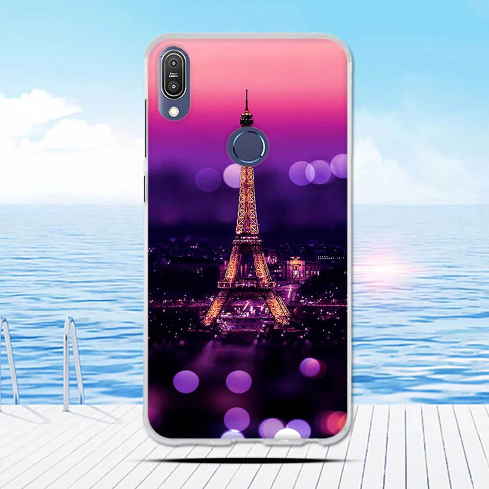 For ASUS Zenfone Max Pro M1 ZB601KL Case Print Cat Soft Silicone for Cover Funda | Мобильные телефоны и аксессуары