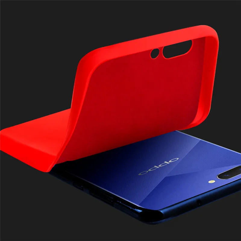 Чехол из жидкого силикона для OPPO Reno R17 R15 PRO R11S R9S A7 A9 F9 A5 A3S K1|Бамперы| |