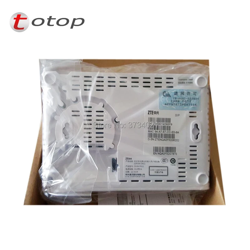3 шт. zte GPON ONU F612 6 0 с 1GE + 1FE 1TEL же функцию как F601 F401 F643 ONT|Оптоволоконное оборудование|