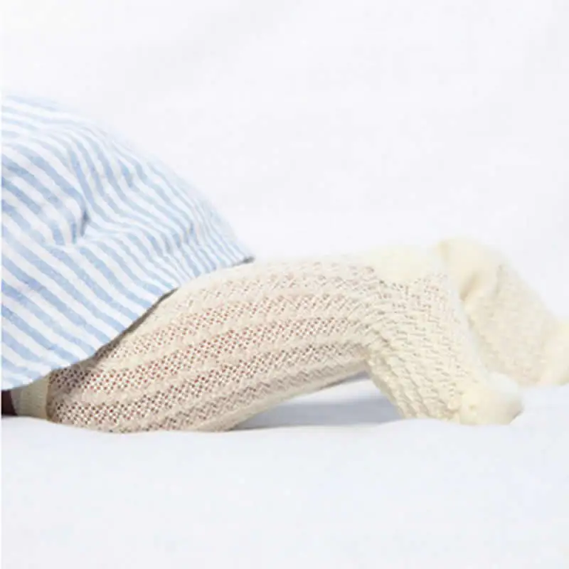 Носки для маленьких девочек детские хлопковые дышащие летние сетчатые гольфы