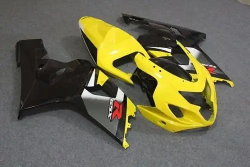Желтый Черный Серый Полный литья под давлением обтекателя Для Suzuki GSXR 600 750 2004 2005 с