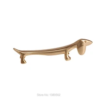 hot fashion top grade gold dog portable business gift home decorations metal chopstick holder rest stand