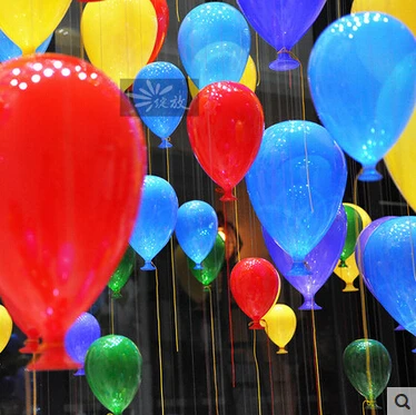 Европейский современный светодиодный подвесной стеклянный шар 40 см для столовой