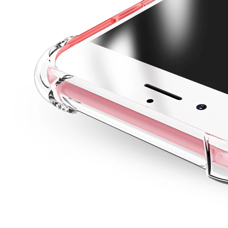 Fashion Shockproof Bumper Transparent Silicone Phone Case For iPhone X XS XR Max 8 7 6 6S Plus Clear protection Back Cover |