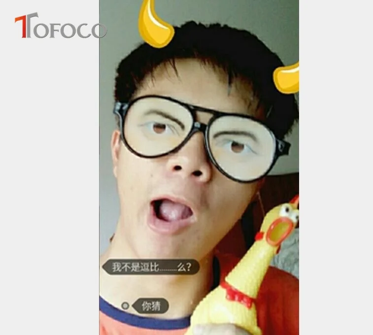 TOFOCO Горячие забавные хитовые игрушки пластиковые очки для сумасшедших глаз