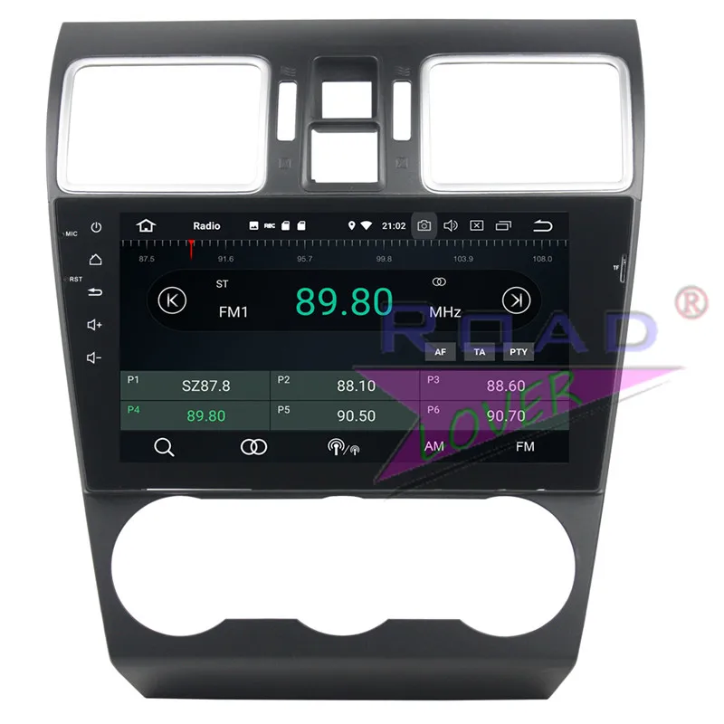 Roadlover 9 &quotAndroid 0 автомобильный мультимедийный плеер для Subaru Forester WRX 2016-2017 Стерео GPS