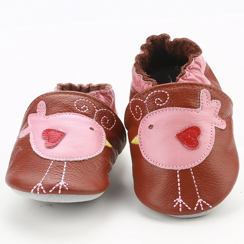 [Simfamily] Нескользящие Первые ходунки из мягкой кожи для маленьких мальчиков и девочек, тапочки для младенцев 0-6 6-12 12-18 18-24 картонная детская обувь - Цвет: NO20