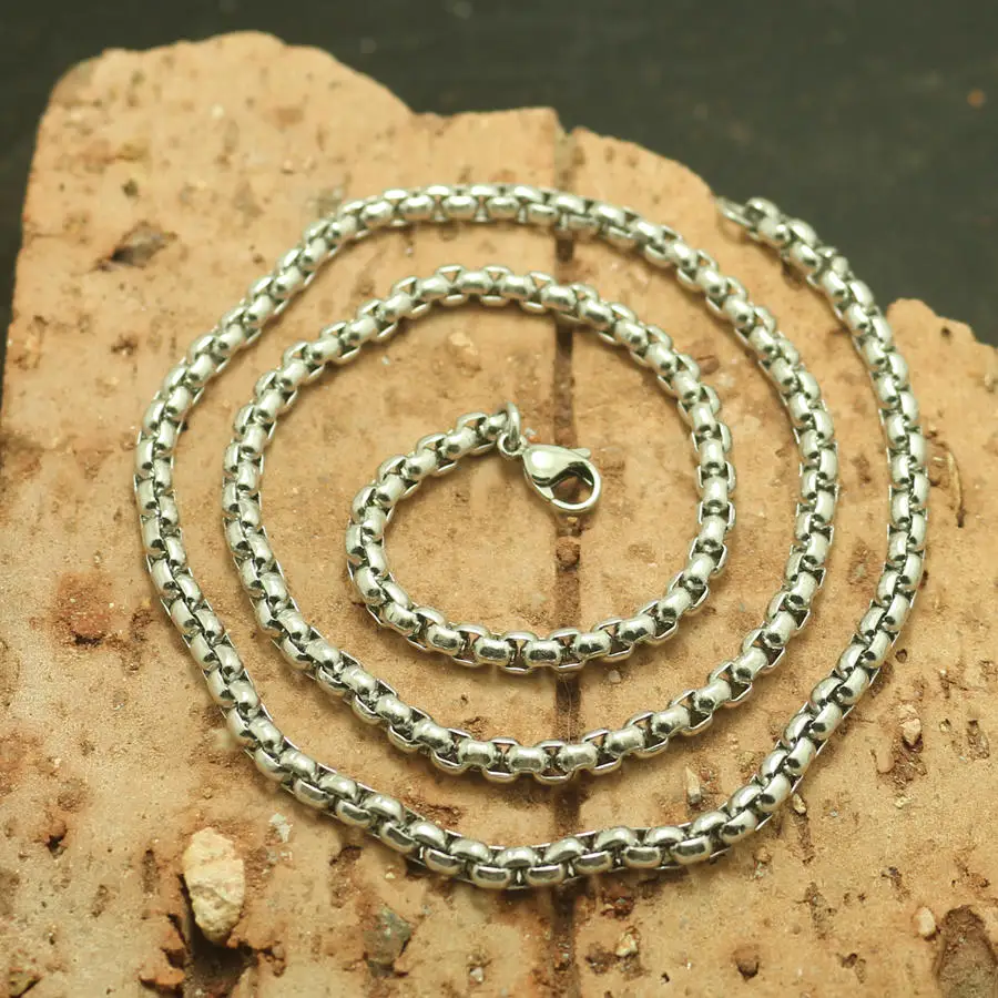 Цепь из нержавеющей стали 316L с подвеской в виде черепа | Украшения и аксессуары