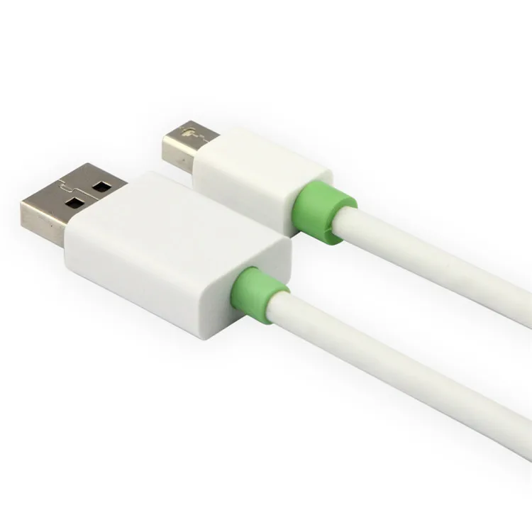 2 шт./лот мини displayport и DisplayPort между мужчинами поддержка молнии белый м No.1040|cable