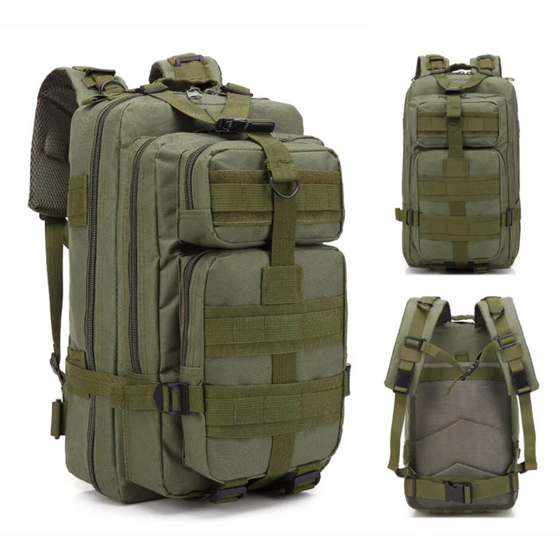Army Green Спорт на открытом воздухе 3 P рюкзак военный тактический мешок Охота альпинизм рюкзак Кемпинг Туризм треккинг рюкзак для мужчин - Цвет: Army Green