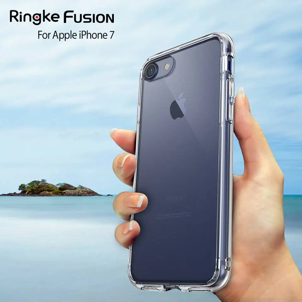 Чехол Ringke Fusion для iphone 8 чехол и SE2 прозрачная задняя крышка из поликарбоната