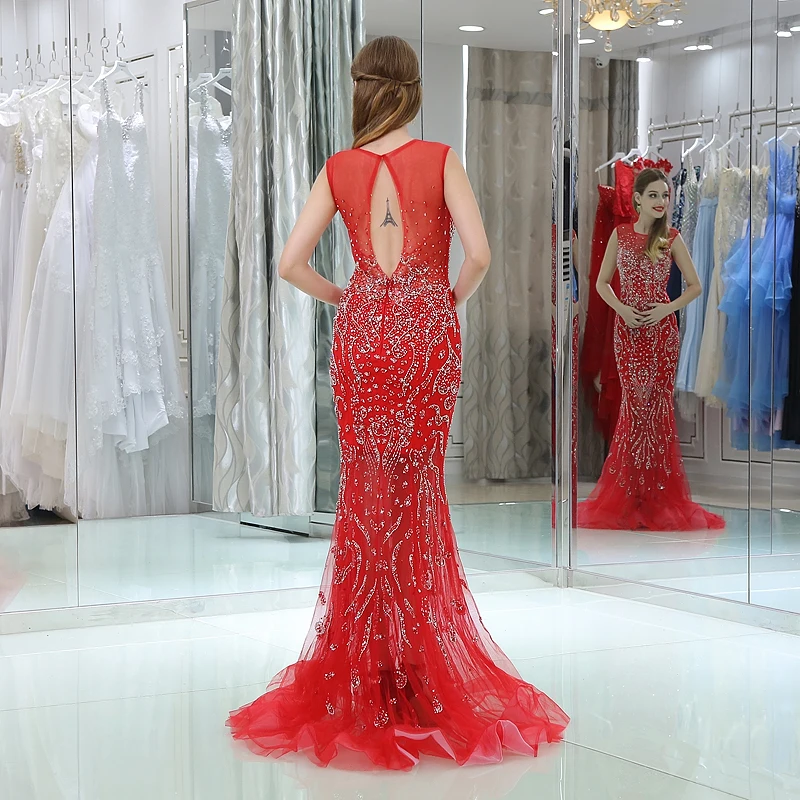 Forevergracedress сексуальное вечернее платье русалки с вырезом лодочкой без рукавов