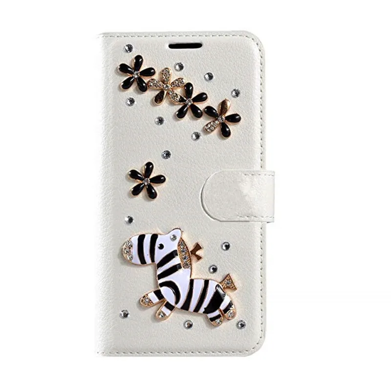 3D Bling кожаный бумажник с бриллиантами чехол для samsung galaxy s10 плюс s10e Примечание 10 pro 8 9 5 4 3 a2 core A80 A50 A70 чехол с откидной крышкой Coque - Цвет: this style