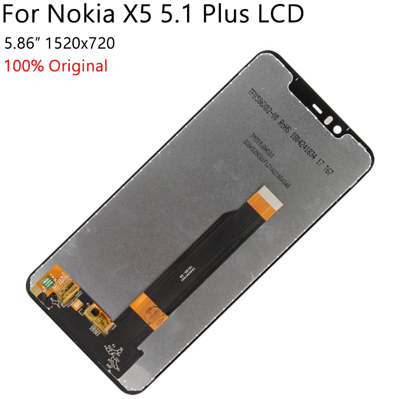 5 86 &quotдля Nokia X5 1 Plus ЖК дисплей с сенсорным экраном дигитайзер сборка запасные