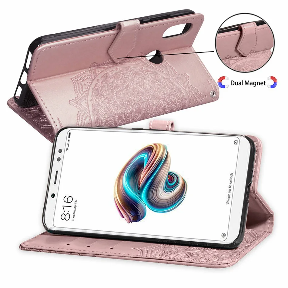 Флип-бумажник из искусственной кожи чехол для Xiaomi Redmi Note 5 Pro Чехол для Xiaomi Redmi Note 5 Крышка глобальной версии слот для карт чехол для телефона s