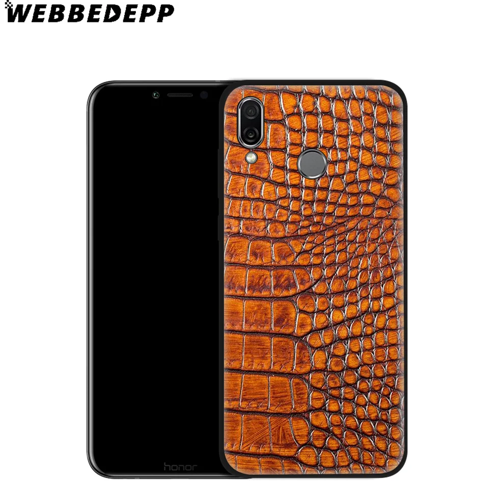 WEBBEDEPP Snake Skin Soft Case for Huawei Mate Honor 20 6A 7A 7C 7X 8 9 9X 10 View Lite Pro 30 |