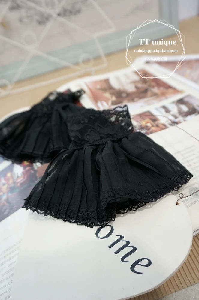 Fake Original Handmade False temperament lace organ floral horn palace wind white Black Chiffon Crest Collar Lace |