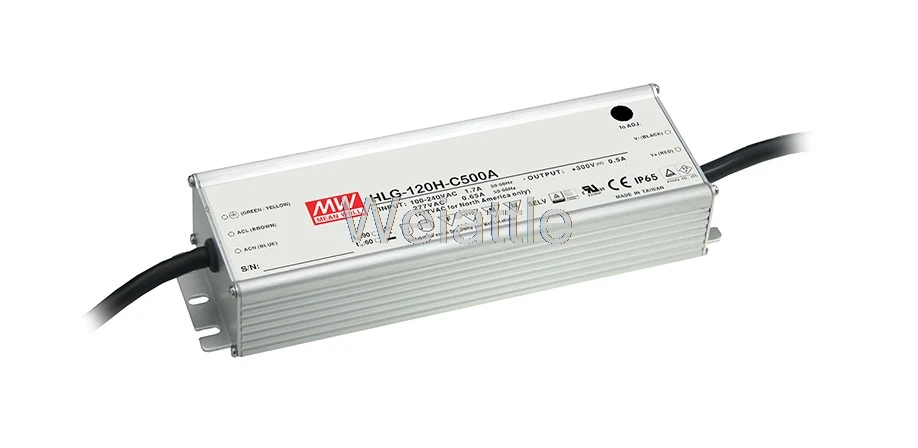 

MEAN WELL original HLG-120H-C1050A 74V ~ 148V 155,4 mA HLG-120H-C W LED Driver Power Supply A type Waterproof IP65