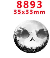 PR8893 Новое поступление 30 шт./лот смолы flatback для волос луки закуски плоское украшение из смолы ремесла для DIY украшения телефона PR8858 - Цвет: PR8893