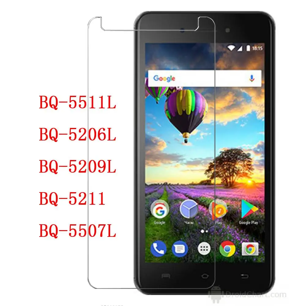 Смартфон 9H закаленное стекло для BQ-5511L BIISS Защитная пленка для экрана Защитная крышка для BQ-5206L 5209L 5211 5507L