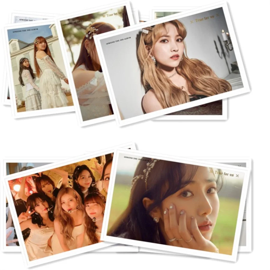 Kpop Gfriend Альбом Polaroid ЛОМО карта с фотографией для нас вы Rin Ын ха HD Фотокарта коллективных карты 40 шт./компл