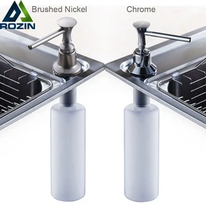 Диспенсер для жидкого мыла 220 мл из нержавеющей стали, опт и розница