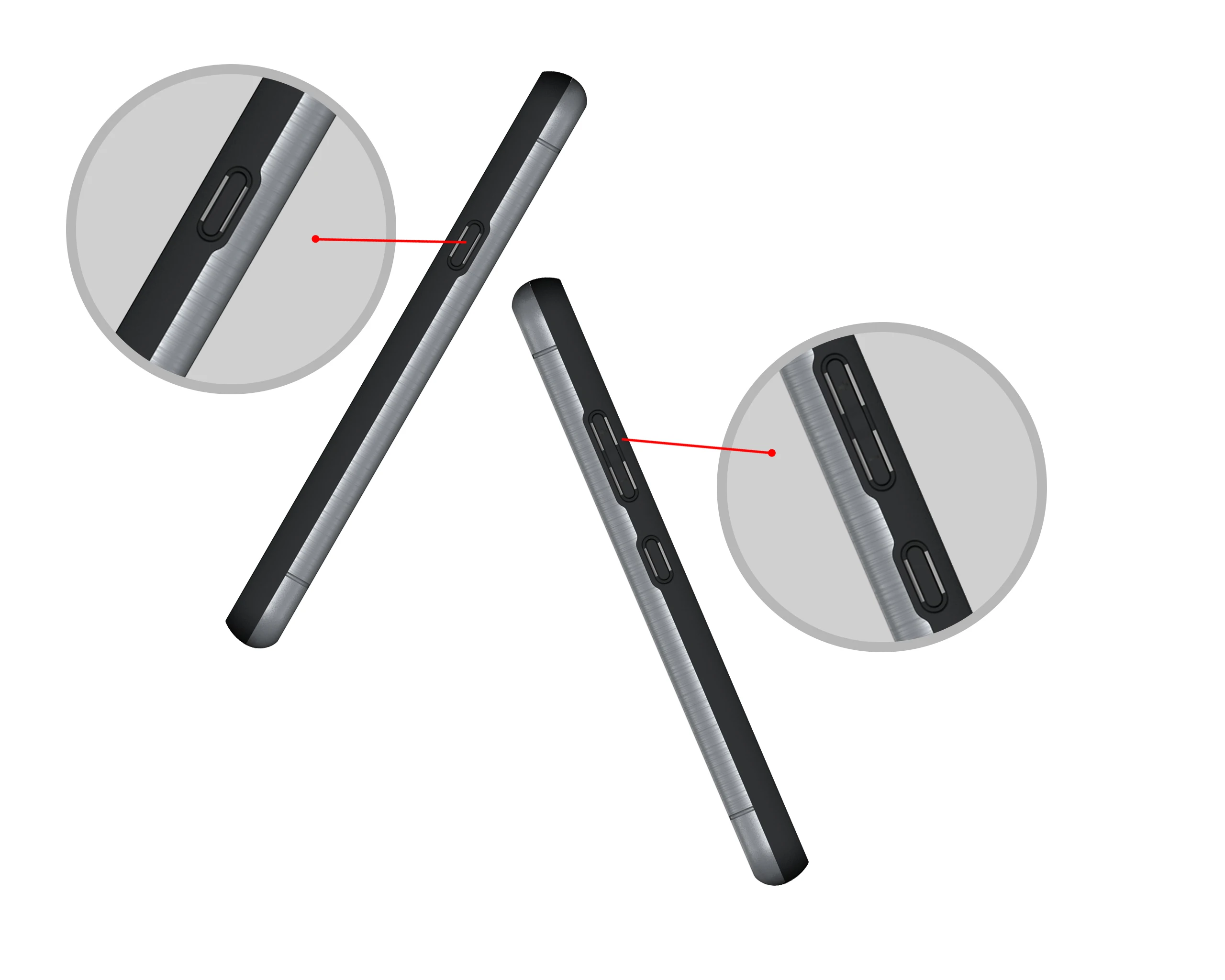 Гибридный чехол для хранения карт Стенд двойного назначения Mobile Shell TPU + PC