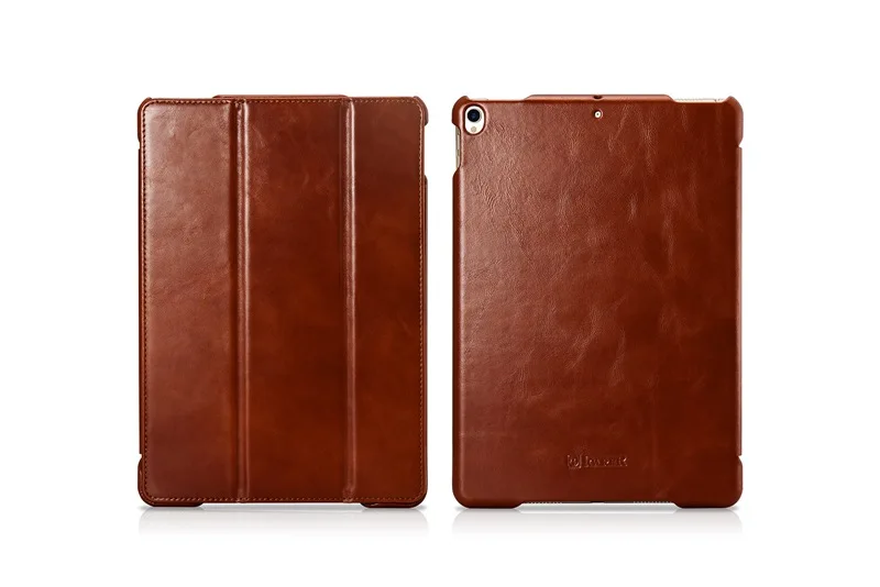 ICarer для iPad Air 3 10,5 чехол Винтажный чехол из натуральной кожи для Apple iPad Air 10," защитный чехол флип Fundas