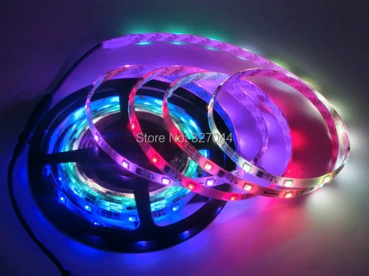 50 м/лот контроллер само WS2811 5050 Светодиодные ленты мечта магия Цвет DC12V 60LED/м IP65