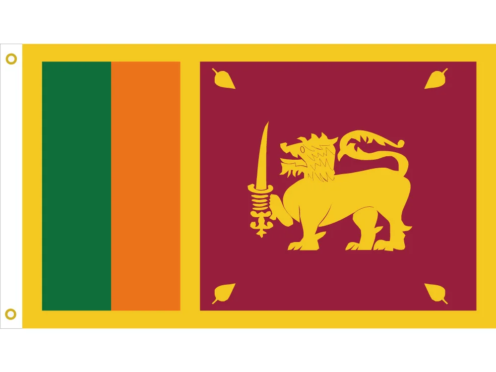 

3x5 Feet Printing Polyester Sri Lanka National Flag 90*150cm/60*90cm/40*60cm flying Flag 15*21cm hand flag Banner For World Cup