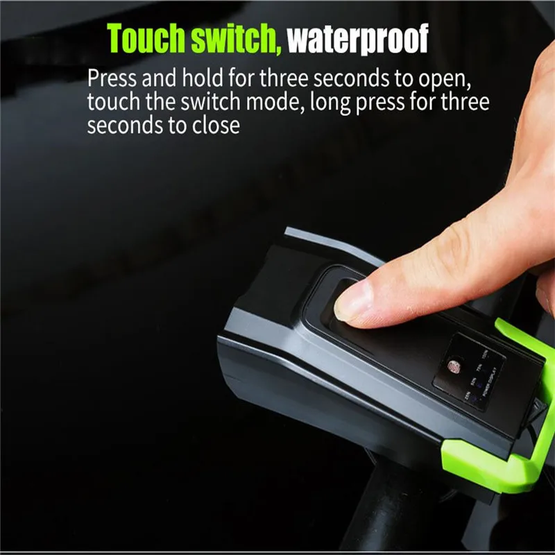 Индукционный велосипедный передний свет набор USB перезаряжаемая фара + Рог 800