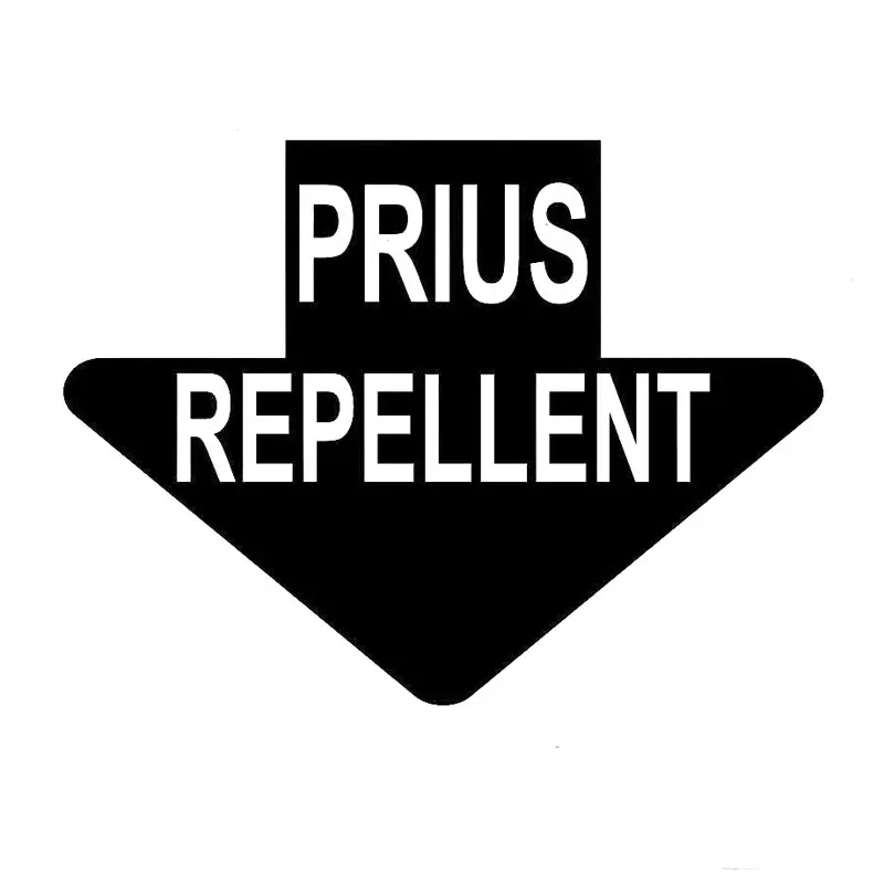 

13.9CM*10.4CM Prius Repellent Funny Car Sticker Reflective Vinyl Decal Car Accessories For Black Sliver C8-0792